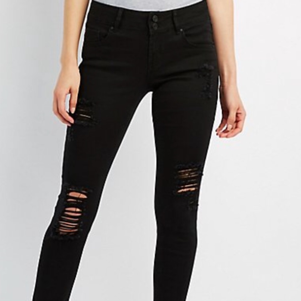 Black Crop Boyfriend Jeans